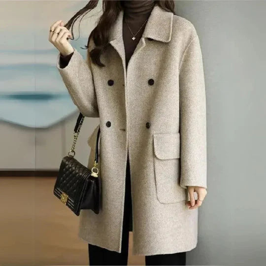 Cleo™ - Elegant & Warm Reversible Coat