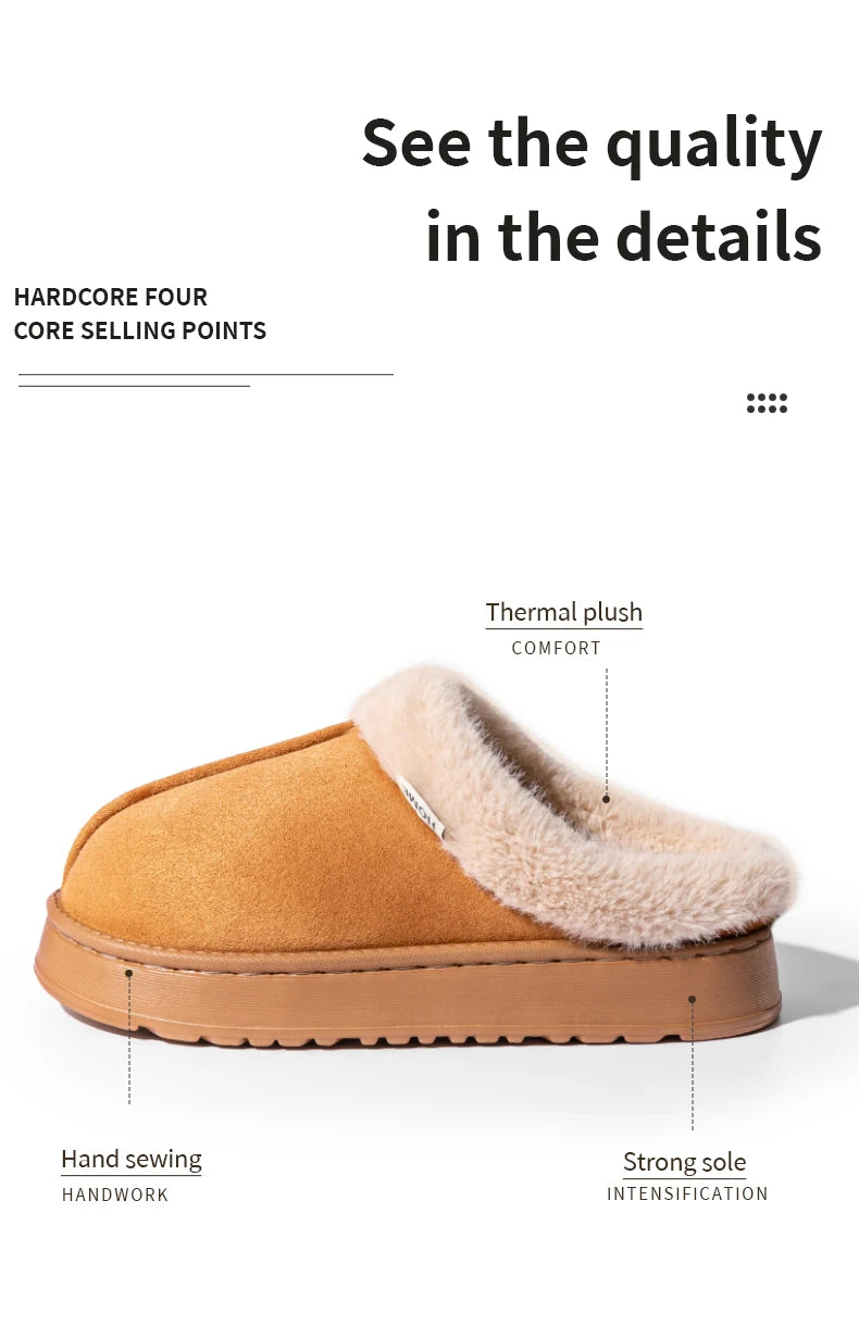 Charme De Vision™ Luxe Plush Winter Slippers