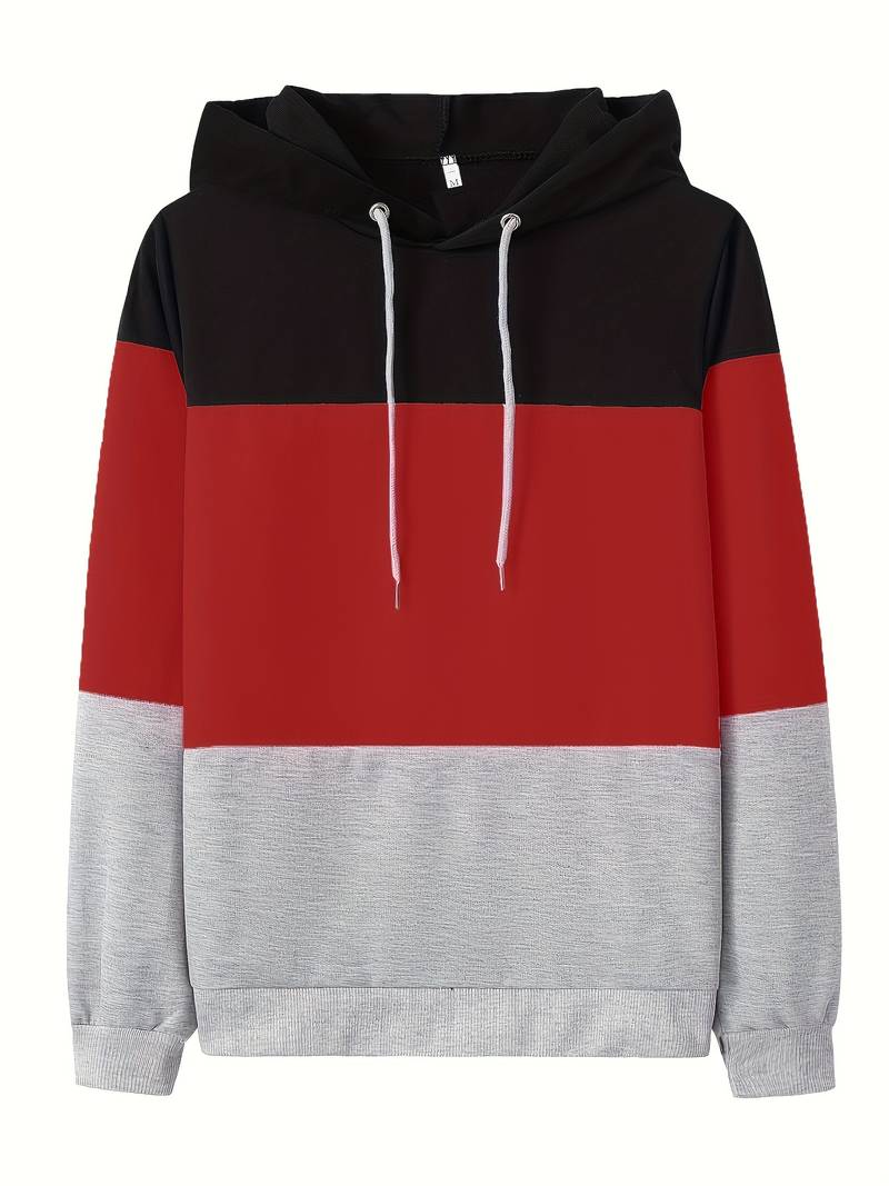 Hoodie met kleurblokken voor dames