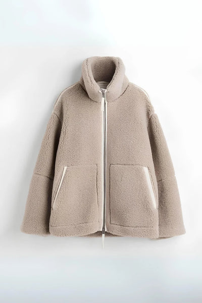 Charme De Vision | Oversized Fleece Jacket