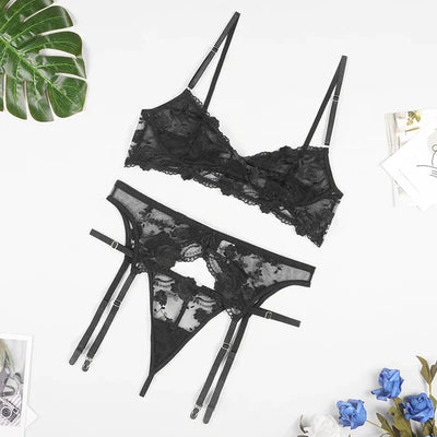 The Natalia™ - Luxe Lace Lingerie Set