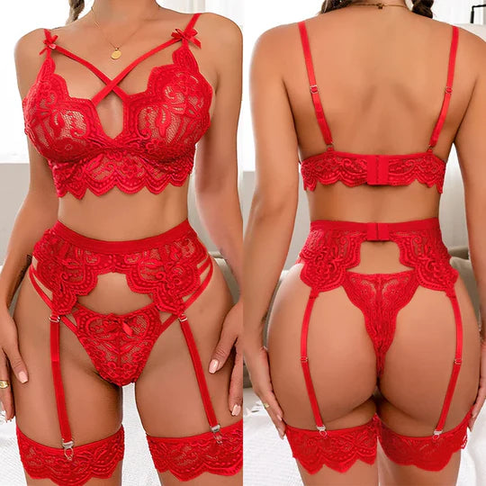 The Seraphina™ - Elegant Lace Lingerie Set